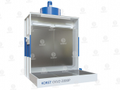 Покрасочная камера Korst модель OKVZ-2000+P с водяной завесой и активным полом (1м)